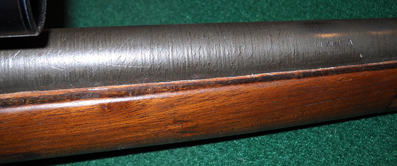 unfinished barrel surface